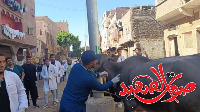 قافلة جامعة سوهاج البيطرية